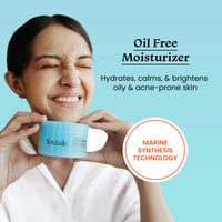 Thumbnail for Foxtale Oil-Free Gel Moisturizer with Hyaluronic Acid & Niacinamide - Boosts Hydration, Brightens Skin, Soothes Acne