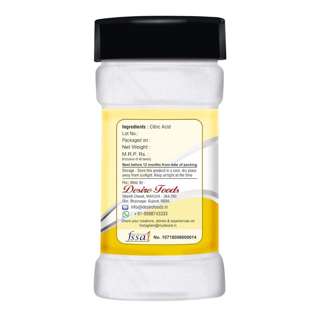 Desire Citric Acid Crystals - Distacart