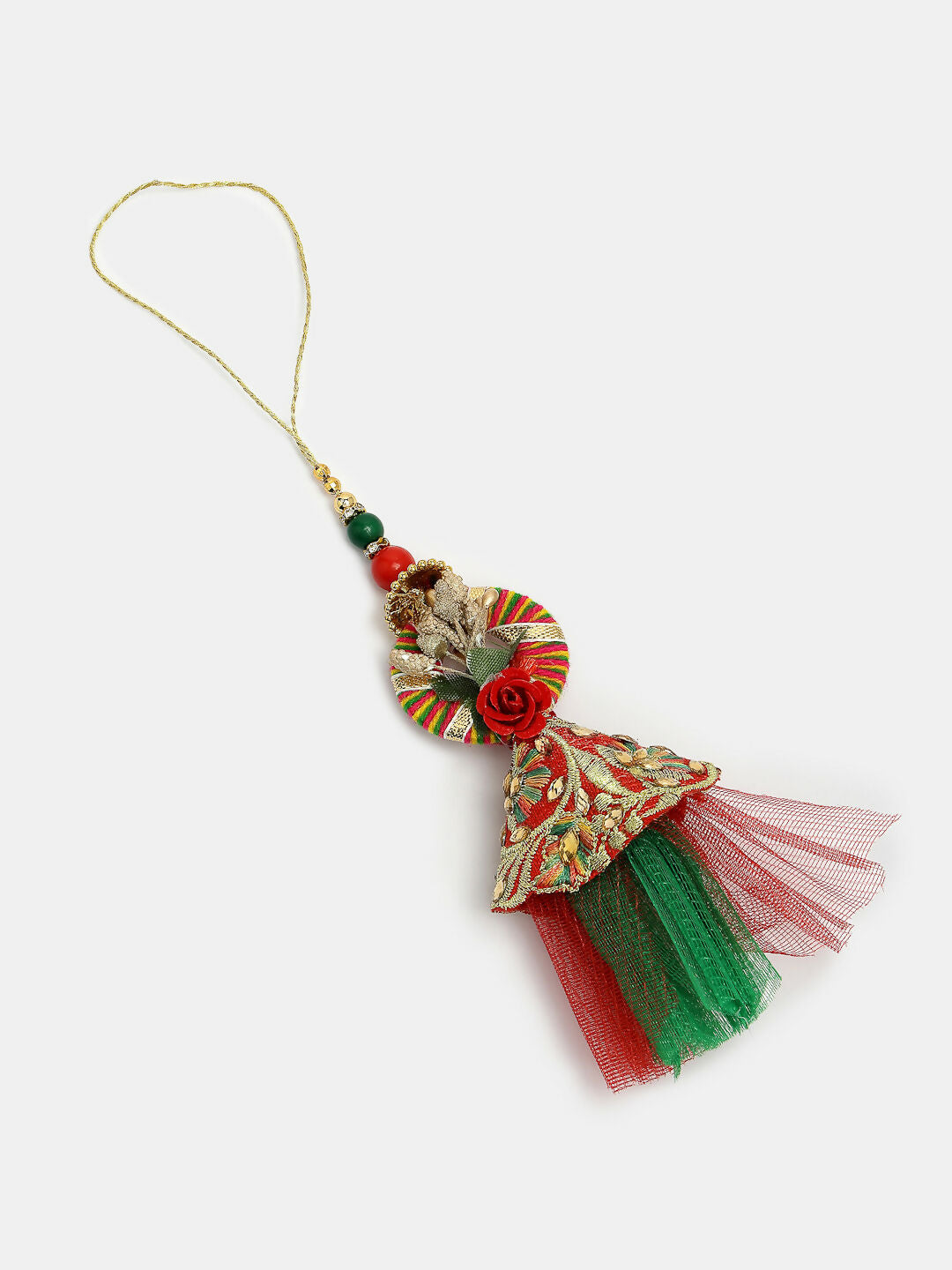 NVR Women & Men Set of 2 Multicolor Peacock Design Bhaiya Bhabhi Rakhi With Roli Chawal - Distacart