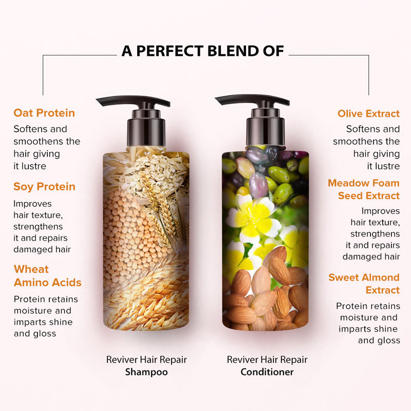 De Fabulous Reviver Hair Repair Shampoo + Conditioner Combo