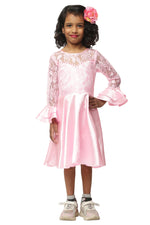 Thumbnail for Asmaani Kids Party Wear Stylish Dresses, Perfect for Parties, Functions & Vacations - Pink