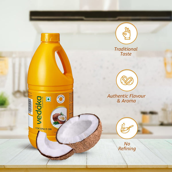 Vedaka Pure Coconut Oil - Distacart