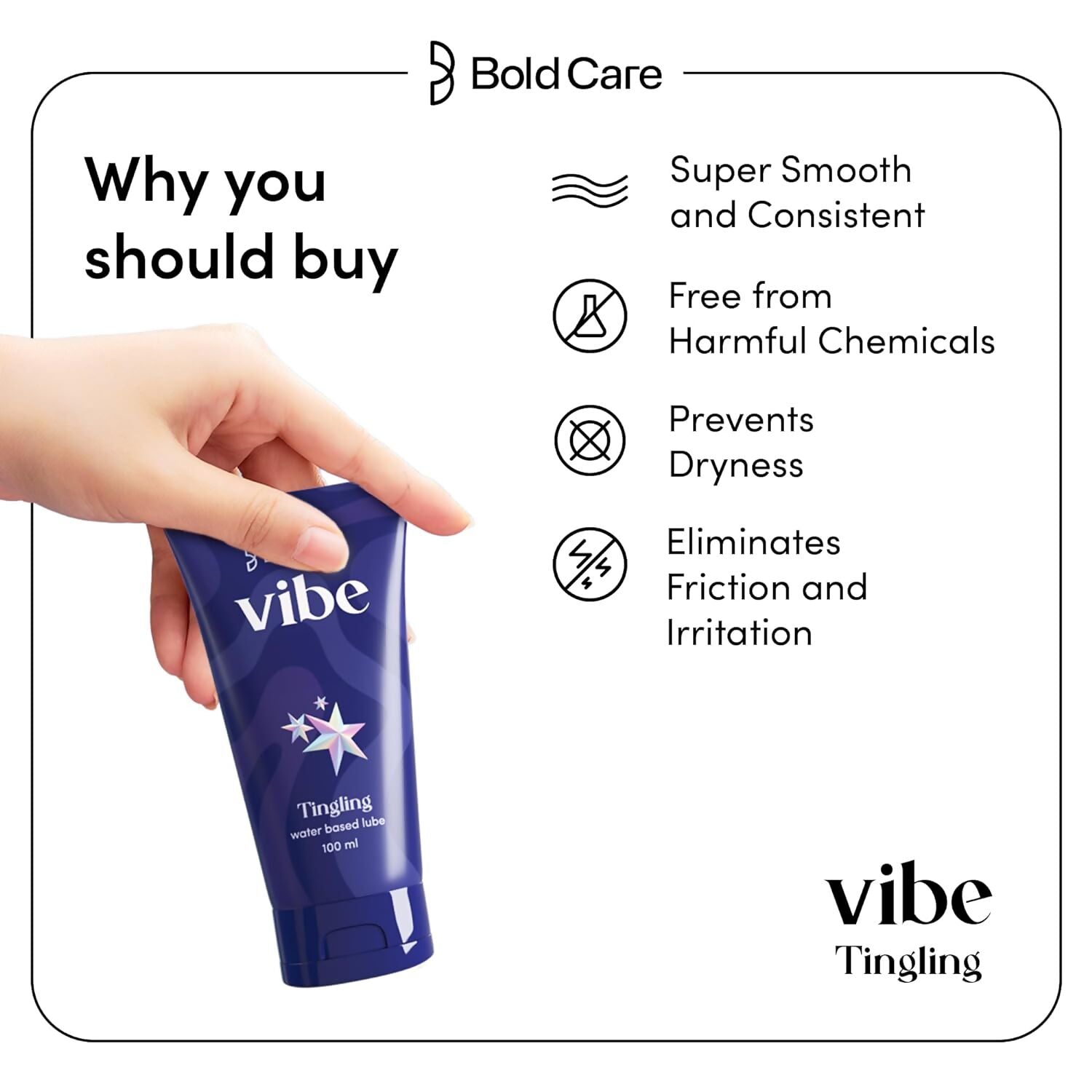 Bold Care Vibe Tingling Massage Gel - Distacart