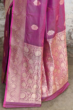 Thumbnail for Joban Fashion Magenta Pure Katan Pure Handloom Banarasi Silk Saree