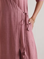 Thumbnail for trueBrowns Mauve Angrakha Kurta Set - Distacart