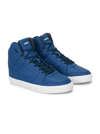 Thumbnail for HRX by Hrithik Roshan Men Teal Green Textured Round Toe Sneakers