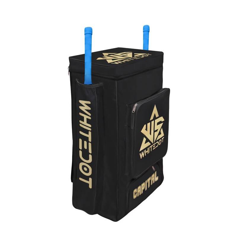 Whitedot Sports Capital Duffle Cricket Kitbag (Black) - Distacart