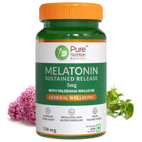 Thumbnail for Pure Nutrition Melatonin 5mg Veg Tablets - Distacart