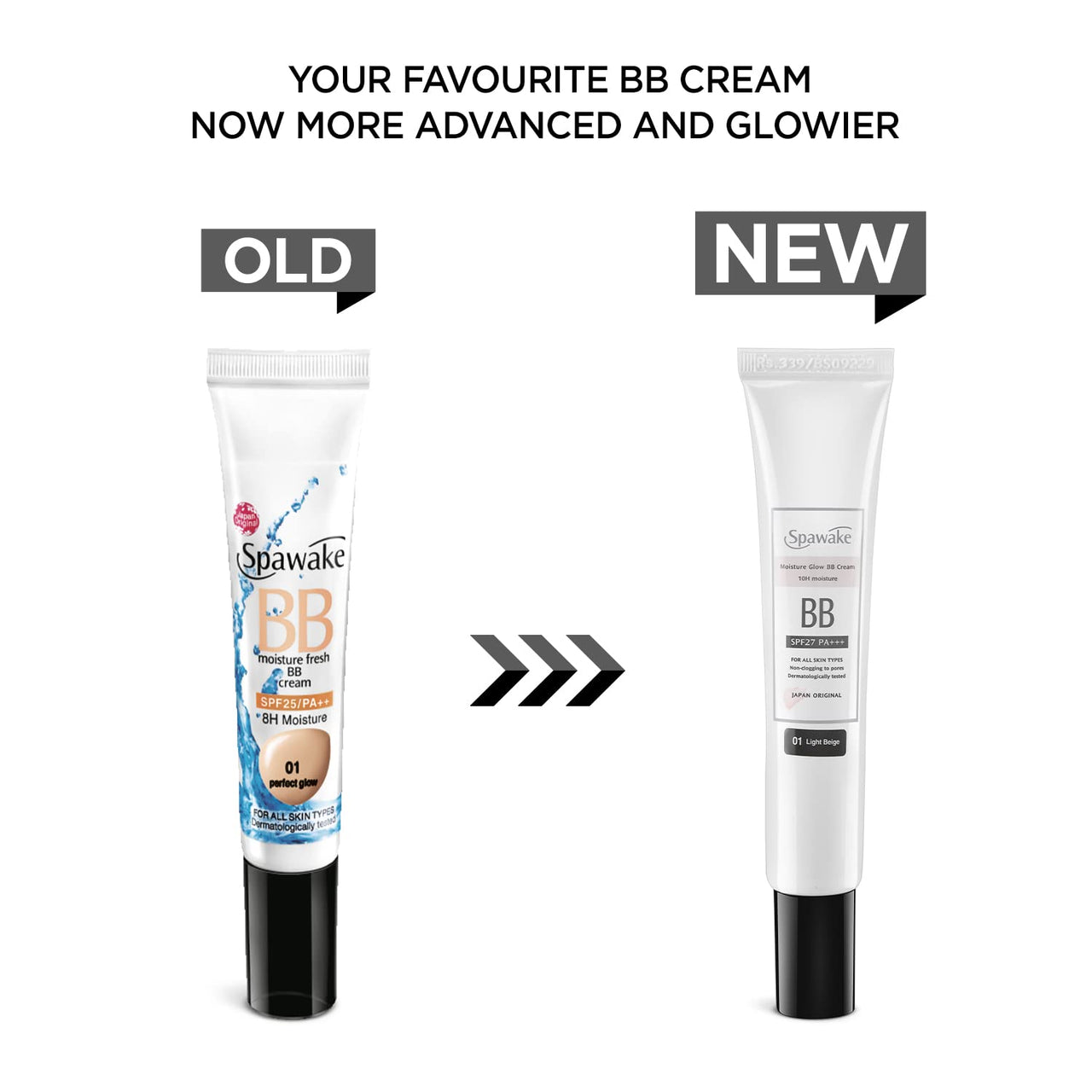 Spawake Moisture Glow BB Cream SPF27/PA+++ - 01 Light Beige - Distacart