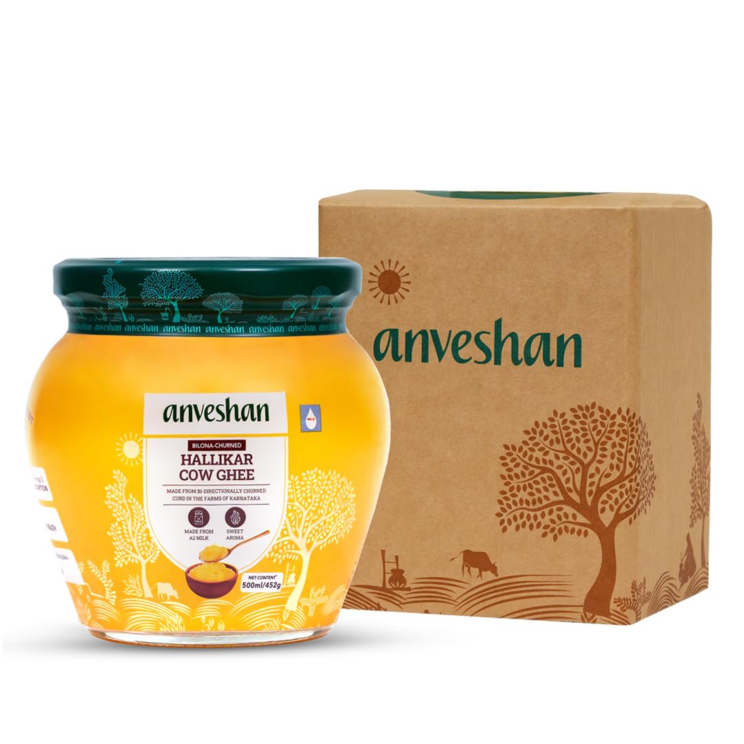 Anveshan A2 Desi Cow Ghee | Pure, Natural & Healthy Ghee | A2 Gir Cow Ghee - Distacart