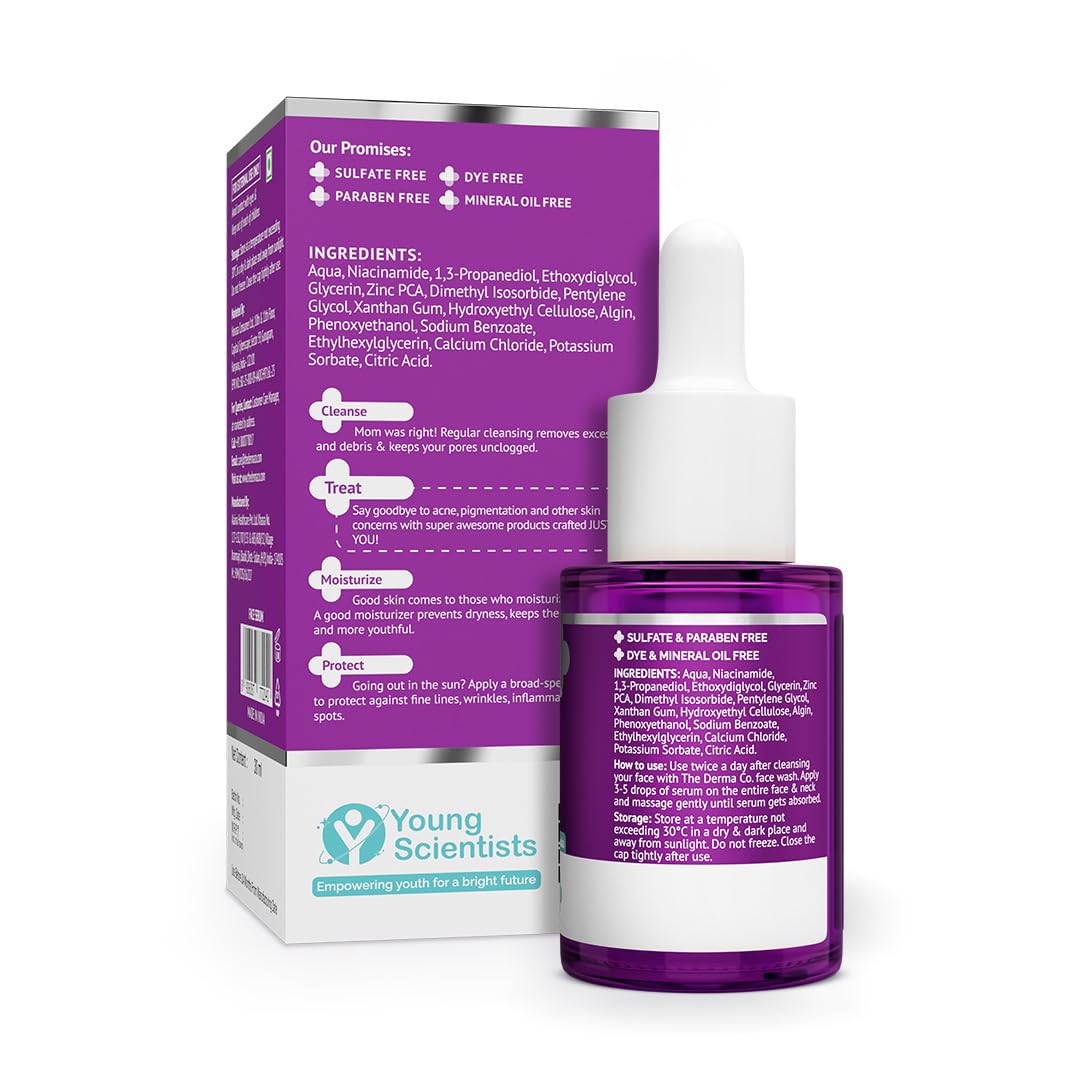 The Derma Co 10% Niacinamide Face Serum For Acne Marks & Acne Prone Skin - Distacart