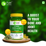 Thumbnail for Pure Nutrition Vitamin D3 + K2 from Lichen Veg Tablets - Distacart