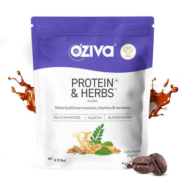 OZiva Protein & Herbs for Men - Distacart