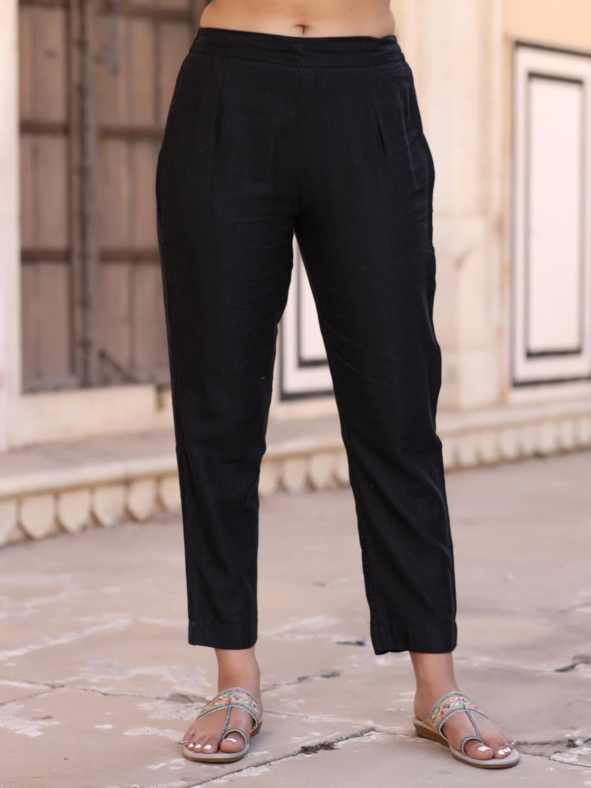 Juniper Women's Multi Floral Printed Pure Cotton Tunic With Pants - Distacart