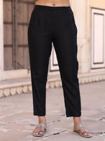 Thumbnail for Juniper Women's Multi Floral Printed Pure Cotton Tunic With Pants - Distacart