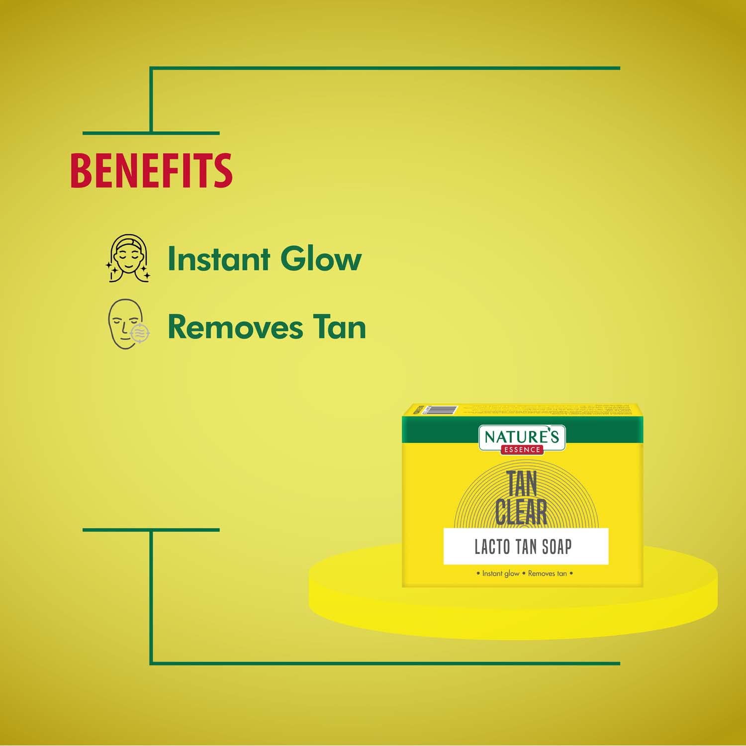 Nature's Essence Caressence Lacto Tan Removal Bathing Soap - Distacart