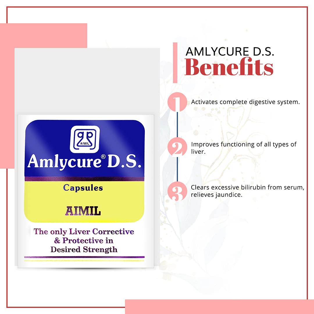 Aimil Ayurvedic Amlycure DS Capsules - Distacart