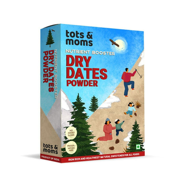 Tots and Moms Organic Dry Dates Powder - Distacart