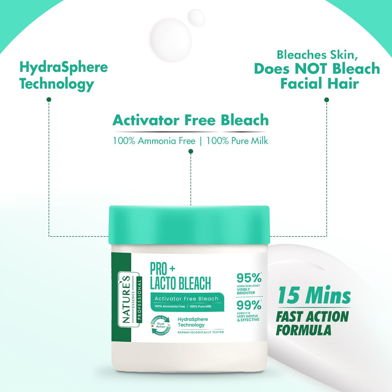 Nature's Essence Lacto Bleach Natural Milk Bleach Without Activator - Distacart