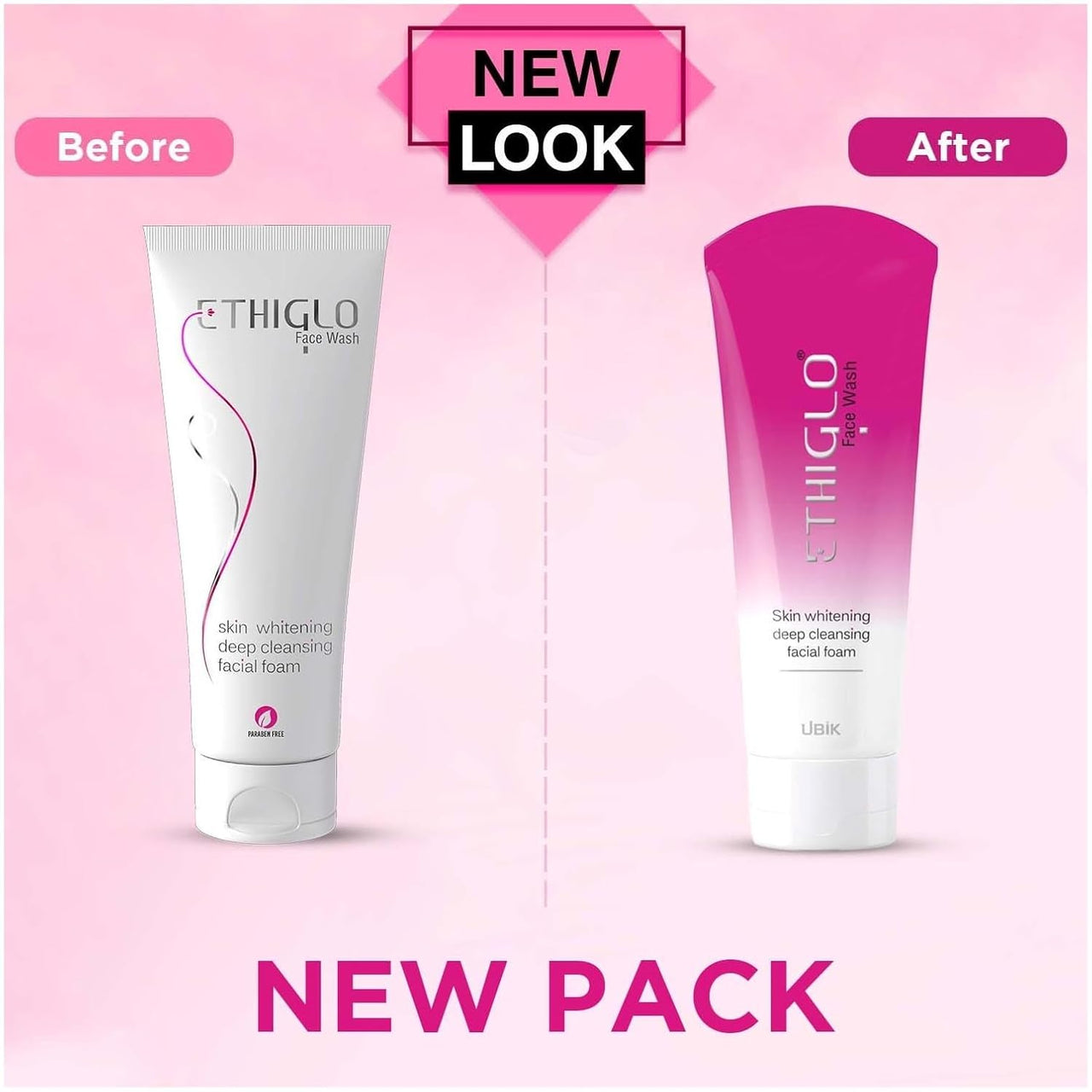 Ethiglo Skin whitening Deep Cleansing Facial Foam Face Wash