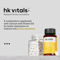 Thumbnail for HK Vitals Calcium + Vitamin D3 Tablets