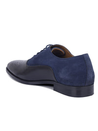 Thumbnail for LOUIS STITCH Men Premium Leather Dual Tone Patina Brogue Shoes