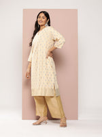 Thumbnail for Sztori Plus Size Ethnic Motifs Printed Kurta - Distacart