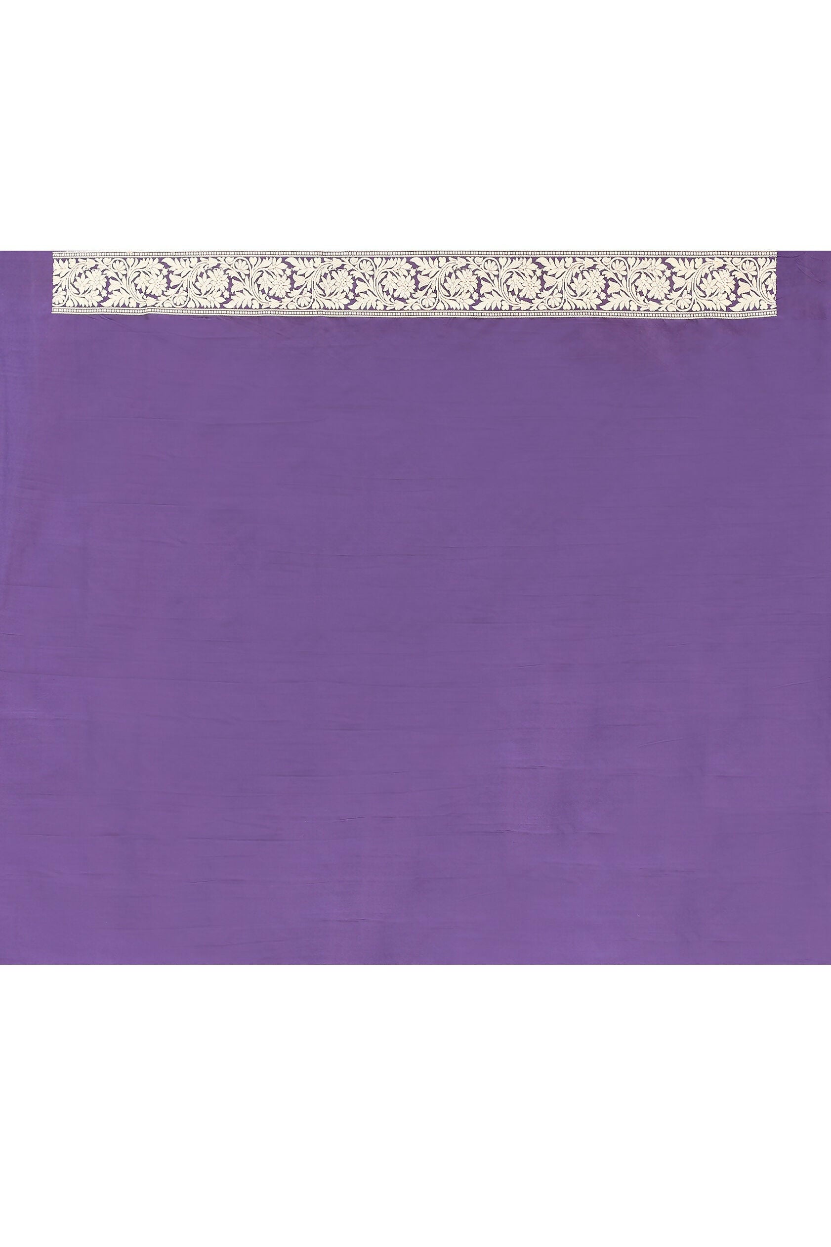 Joban Fashion Plum Purple Pure Katan Pure Handloom Banarasi Silk Saree