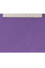 Thumbnail for Joban Fashion Plum Purple Pure Katan Pure Handloom Banarasi Silk Saree