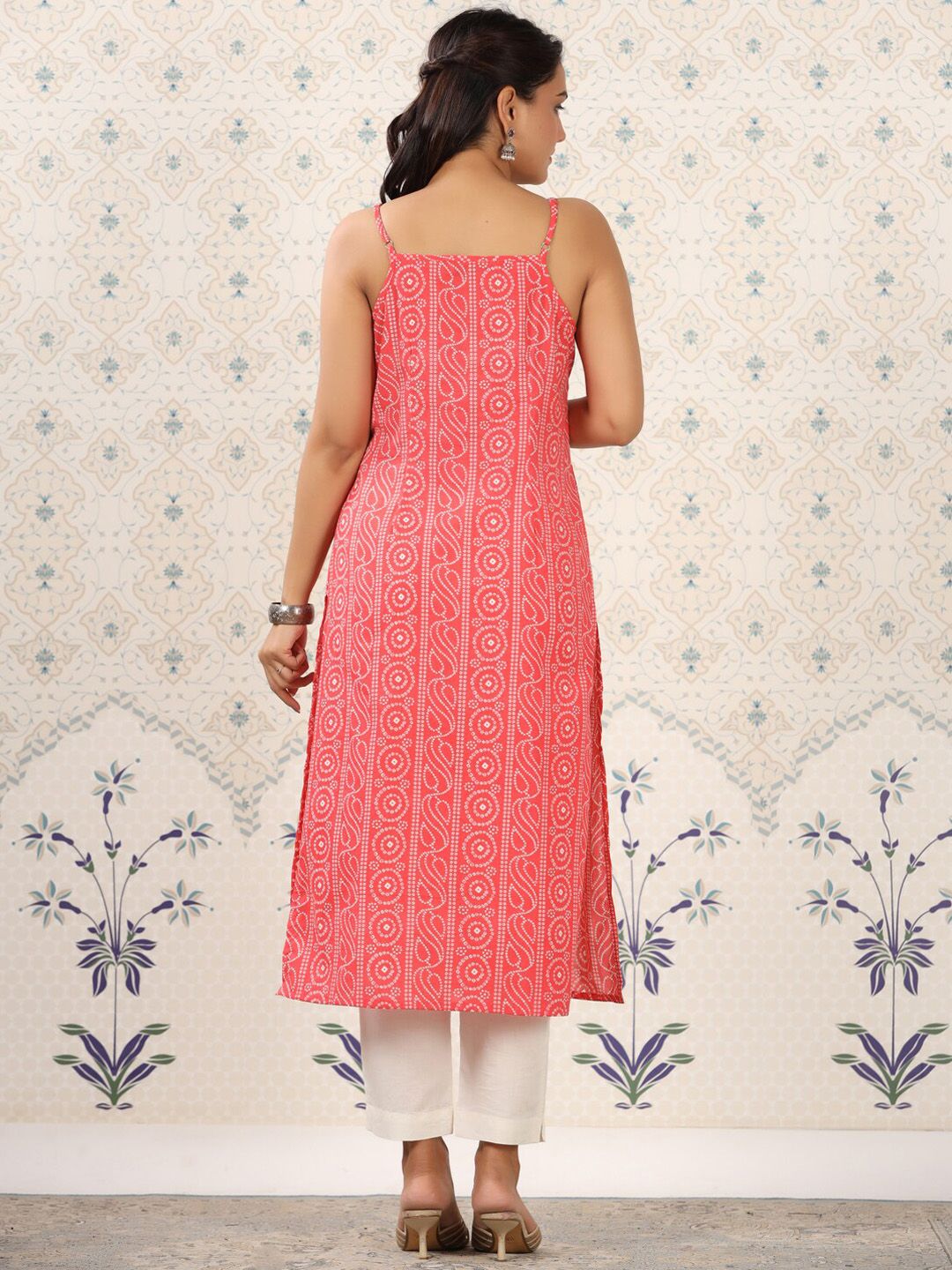 Ode by House of Pataudi Ethnic Motifs Printed Pure Cotton Kurta - Distacart