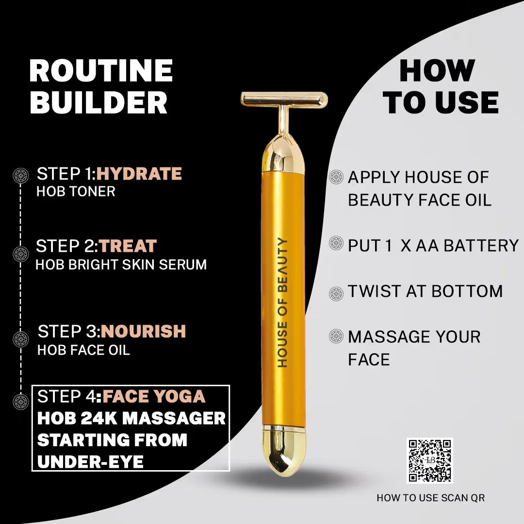 House of Beauty 24K Face Massager - Distacart