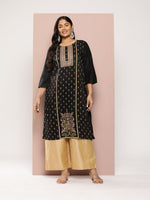 Thumbnail for Sztori Plus Size Ethnic Motifs Printed Kurta - Distacart