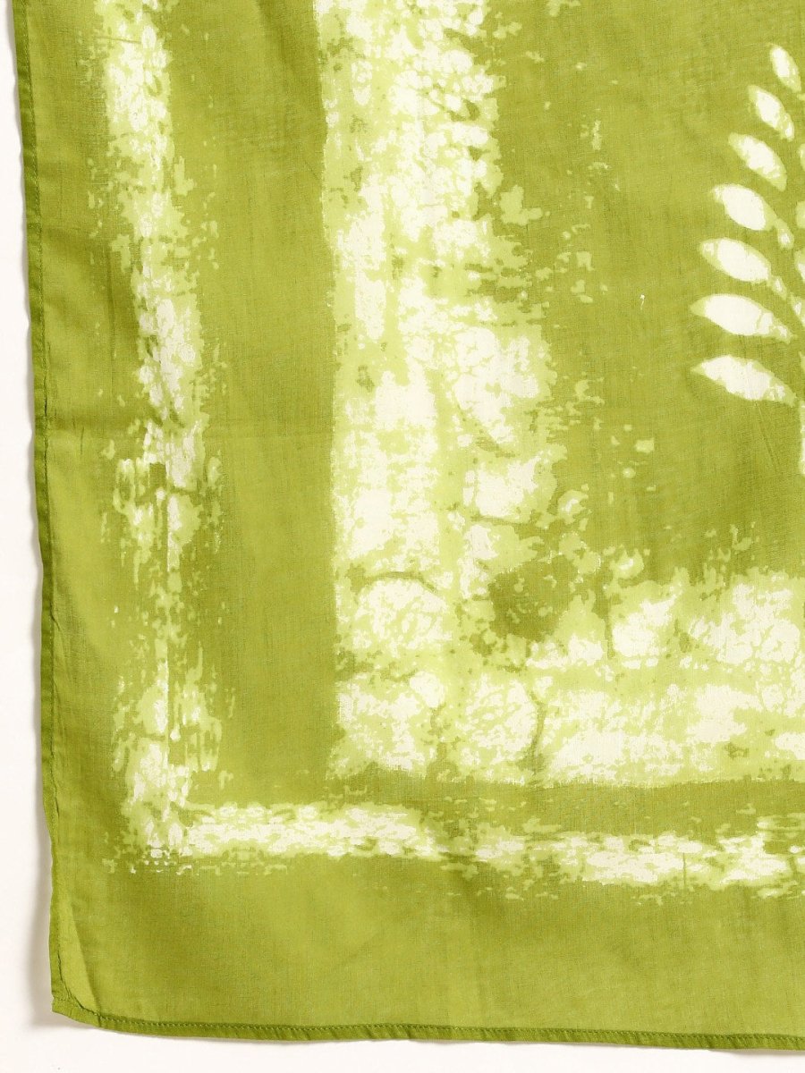 Anouk Women Ethnic Motifs Dyed Regular Pure Cotton Kurta with Trousers & Dupatta - Distacart