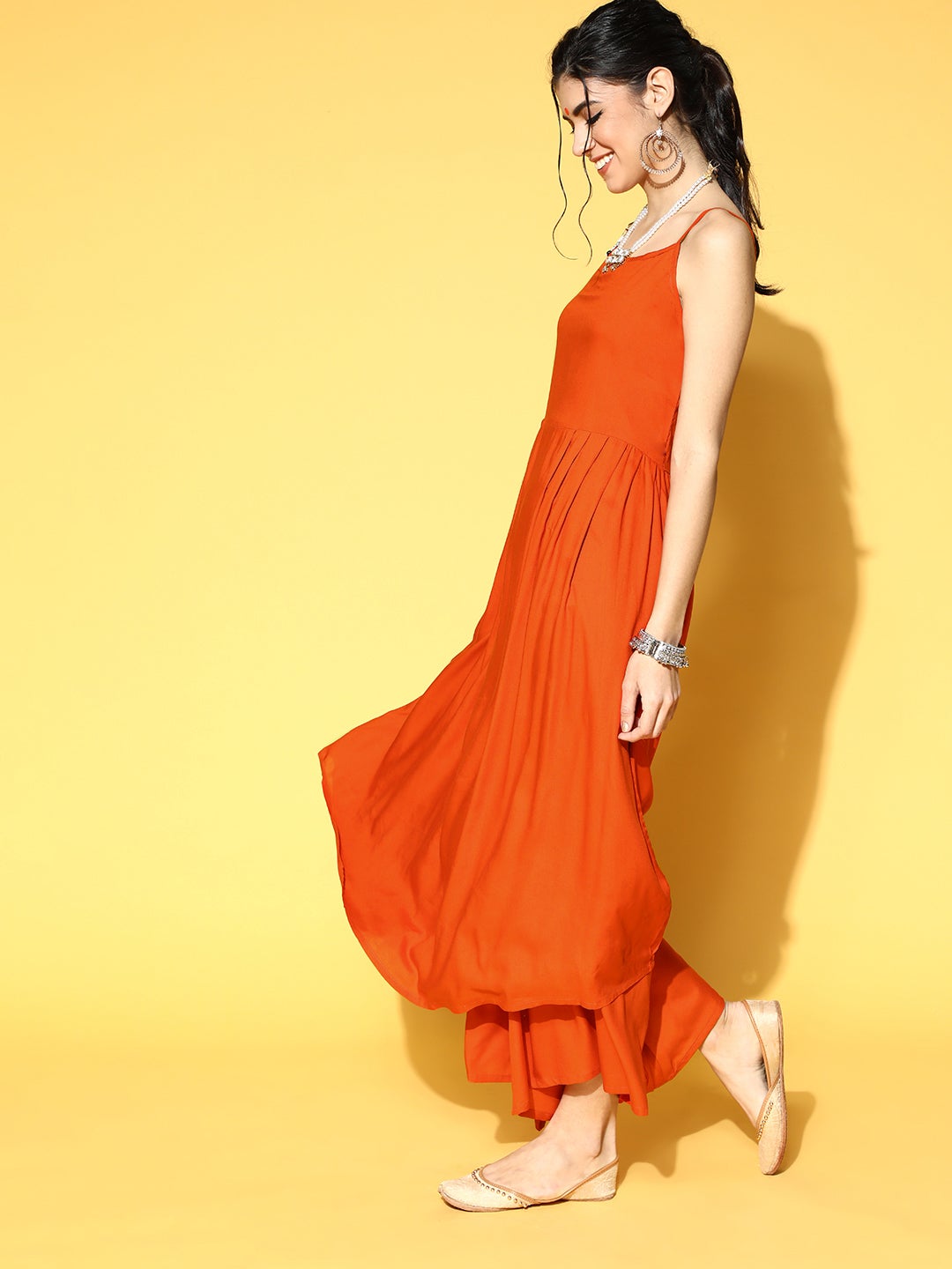 InWeave Orange Strappy Set - Distacart