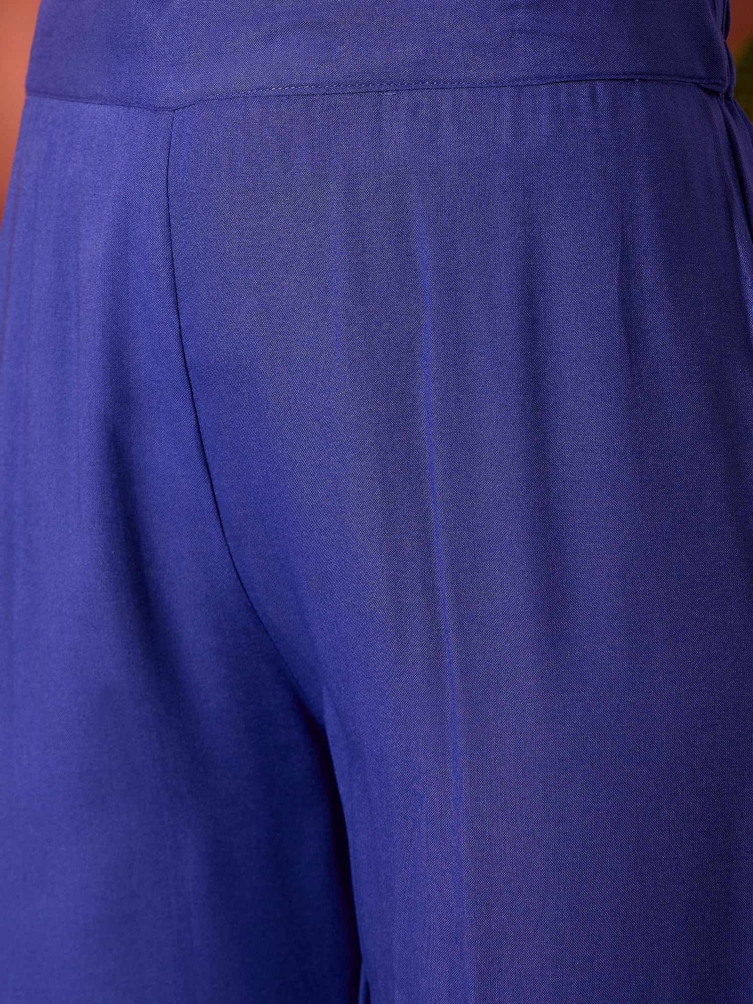 InWeave Ink Blue Anarkali Patola Kurta Set - Distacart