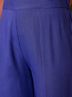 Thumbnail for InWeave Ink Blue Anarkali Patola Kurta Set - Distacart