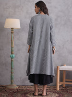 Thumbnail for InWeave Black Small Check Black Palazzo Set - Distacart