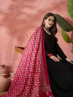 Thumbnail for InWeave Black Sweetheart Kurta With Dupatta - Distacart