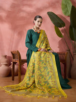 Thumbnail for InWeave Green Sweetheart Kurta With Dupatta - Distacart