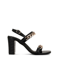 Thumbnail for ELLE Embellished Block Heels