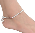 Thumbnail for AanyaCentric Silver Plated Traditional Anklets Payal - Classic and Stylish for Women and Girls - Distacart