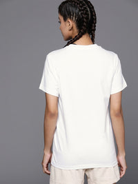 Thumbnail for Adidas Women Doodle Printed Pure Cotton T-shirt - Distacart