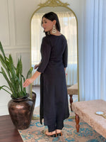 Thumbnail for The52 Women Embroidery Work with Viscose Fabric Straight Kurta, Pant and Dupatta Set