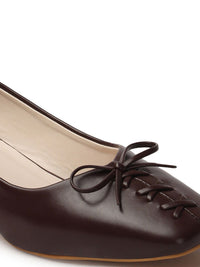 Thumbnail for ELLE Block Pumps With Bows
