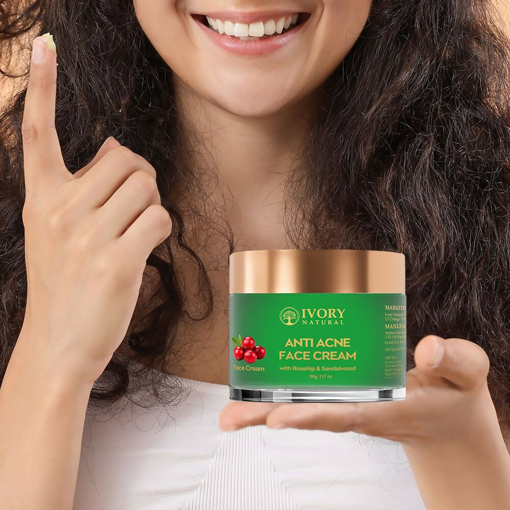Ivory Natural Acne Face Cream For Acne Free Face - Distacart