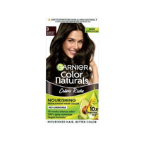 Thumbnail for Garnier Color Naturals Creme Riche Hair Color - Shade 3 Darkest Brown - Distacart