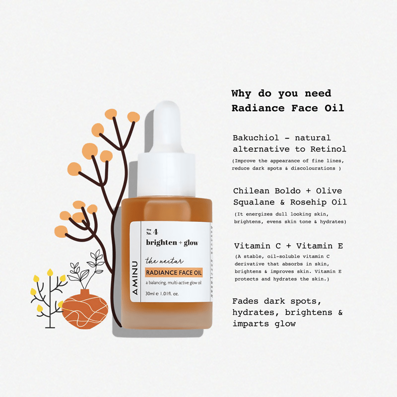 Aminu Radiance Face Oil for Brightening & Ageing - Distacart