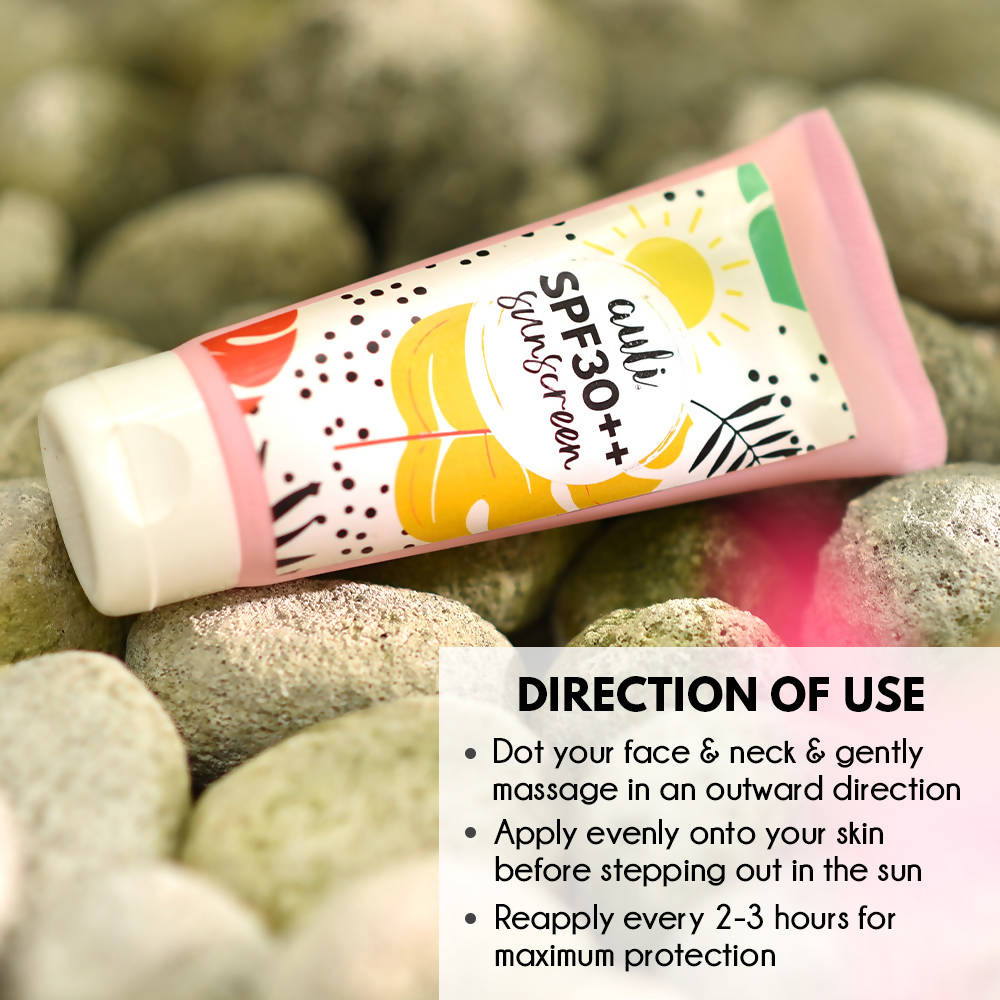 Auli SPF30++ Sunscreen - Distacart