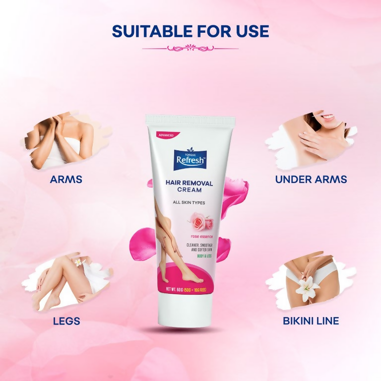 Torque's Refresh Hair Removal Cream With Rose Essence