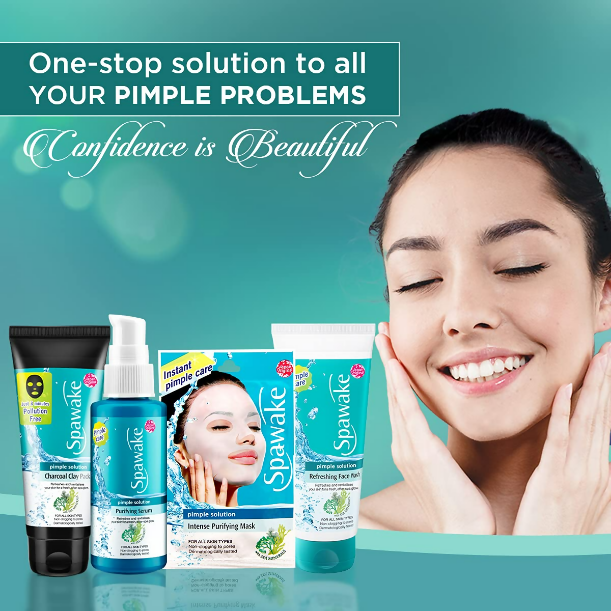 Spawake Anti Acne Care Pimple Solution Refreshing Face Wash